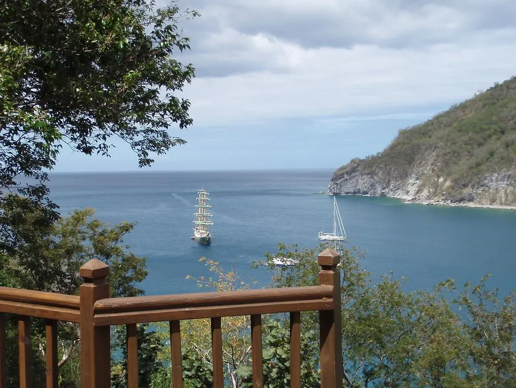 Villa Palm Bay Stunning View 5 Min To Beach 3 Min To Downtown King Size Bed Deshaies Guadeloupe